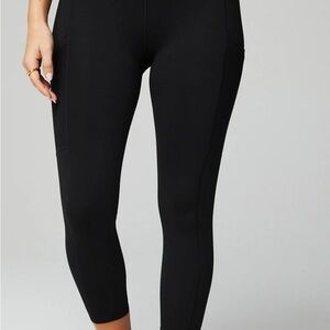 Fabletics Black Leggings with High Waist and Stretchy Fit